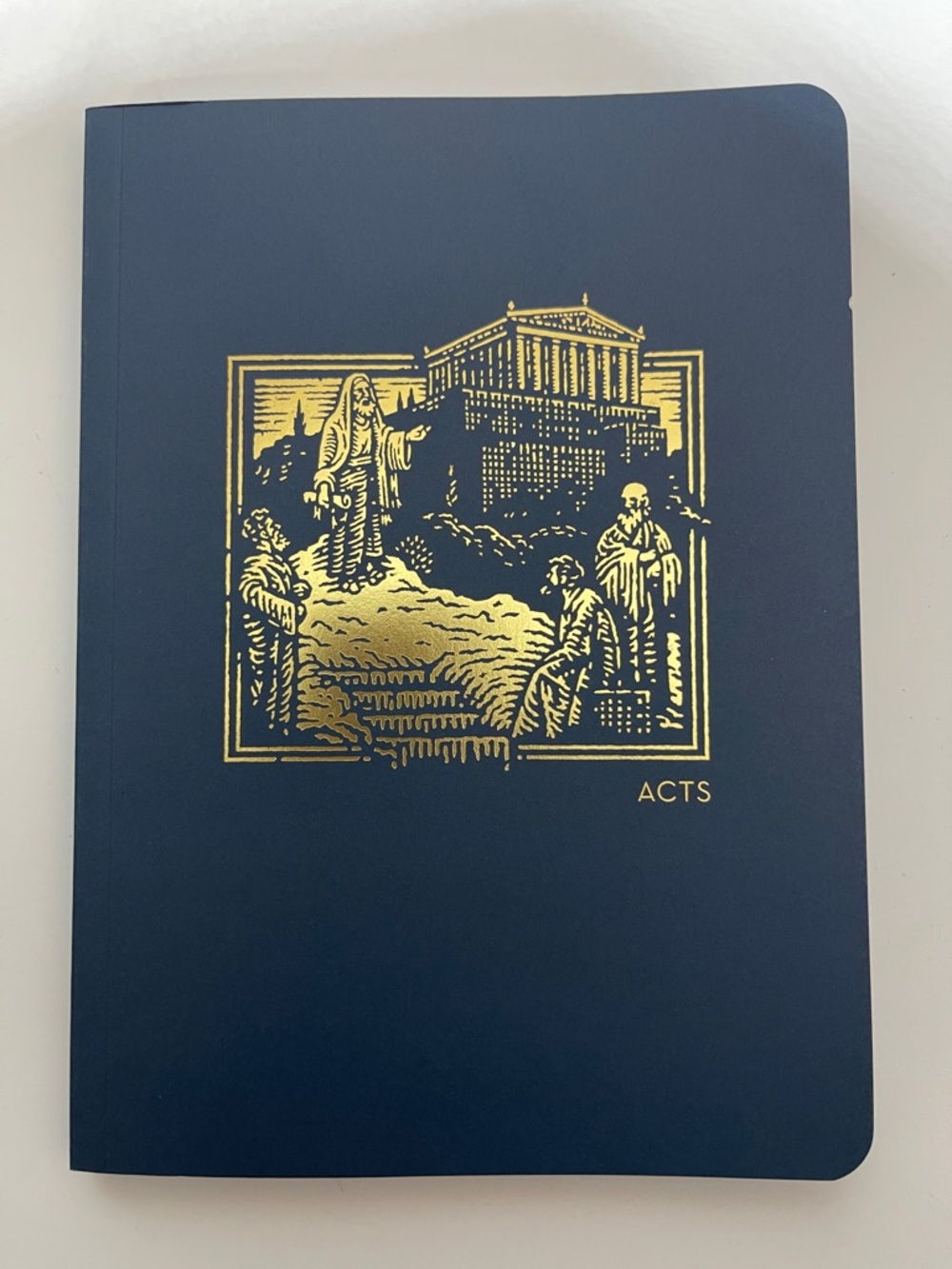 3/$10 Acts NET Abide Interactive Journal with Gold Foil Artwork